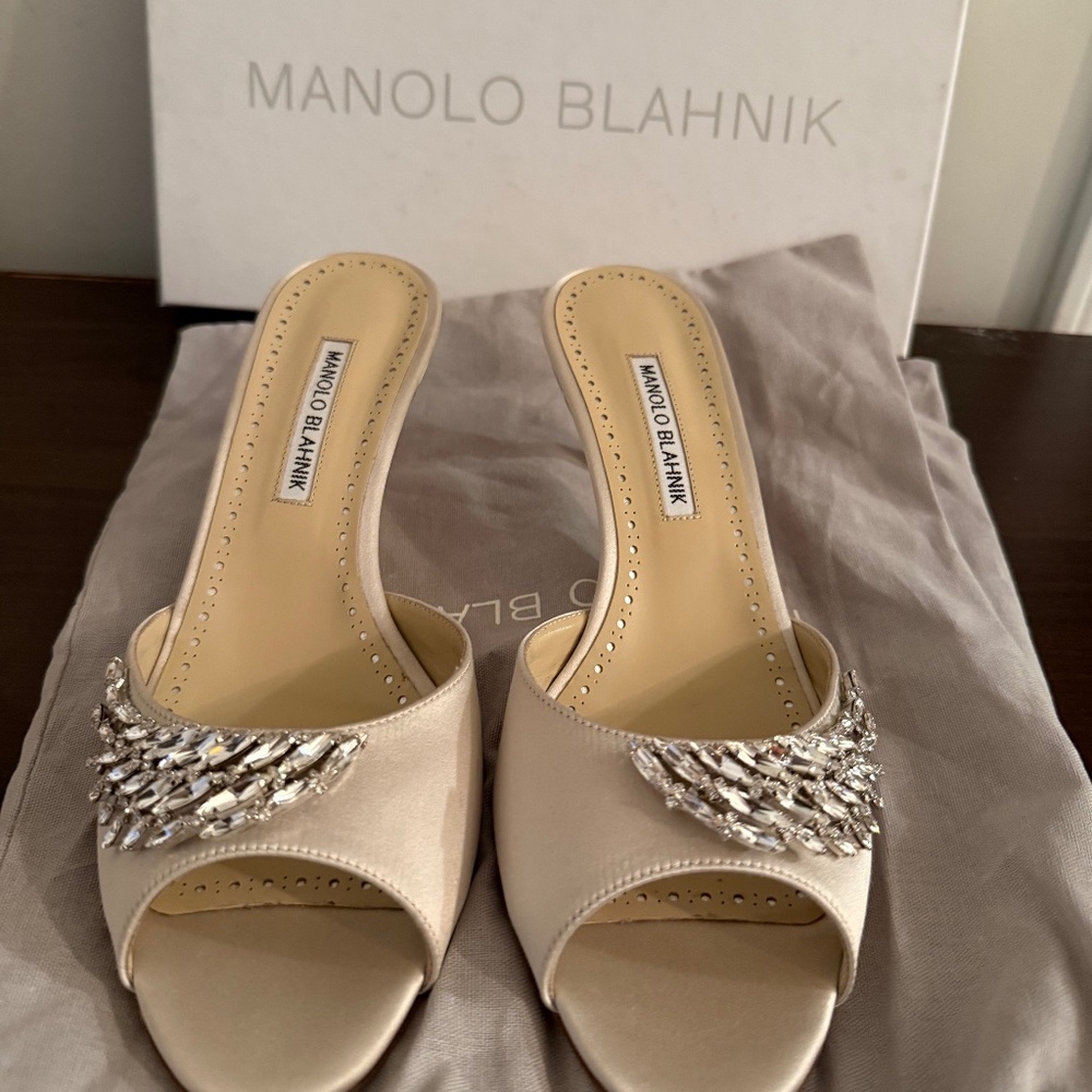 Manolo Blahnik Lumada mule